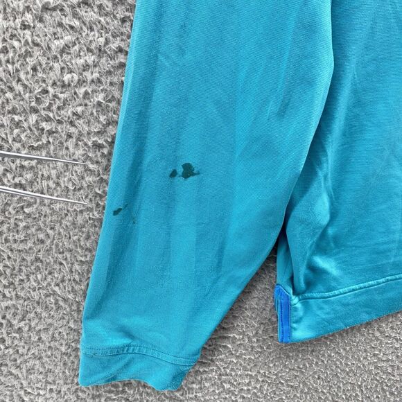 Footjoy Pullover Sweatshirt Large Blue 1/4 Zip Performance Golf Sweater Gorpcore - Picture 8 of 14